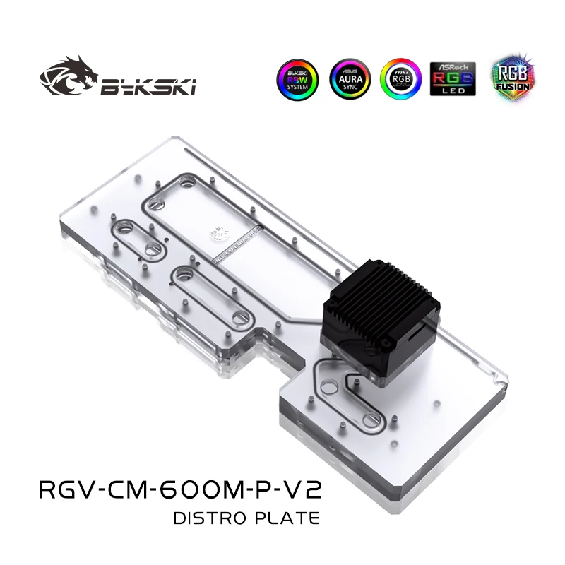 Distro Plate Ddc Pump Combo - BYKSKI Acryl Tank gebruik voor MasterCase